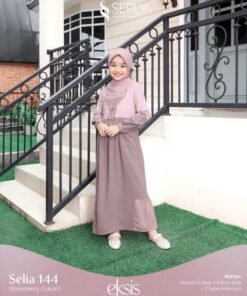SEPLY Gamis Anak SELIA 144 Strawberry Cream