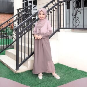 SEPLY Gamis Anak SELIA 144 Strawberry Cream
