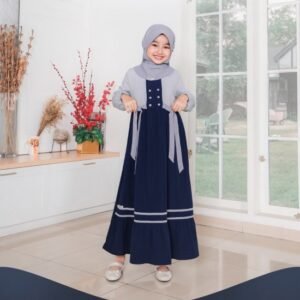 SEPLY Gamis Anak SELIA 155 Crystal Blue