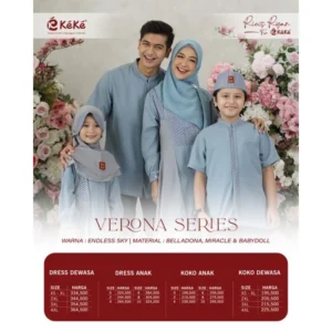 KEKE Gamis Anak GAK SR VERONA