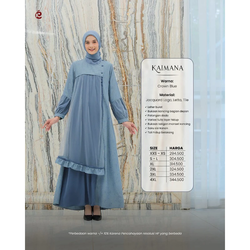 KEKE Gamis Dewasa GD SR KAIMANA SERIES