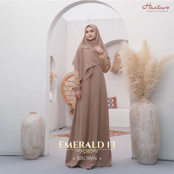 HAITWO Gamis Dewasa EMERALD 013 - Brown