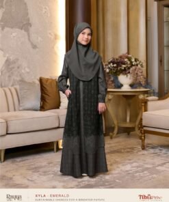 NIBRAS Gamis Anak Xyla Emerald