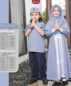KEKE GAMIS ANAK JARINA PEARL BLUE