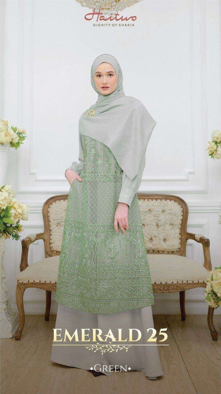 HAITWO Gamis Dewasa EMERALD 025 - Green