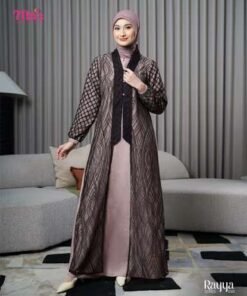 NIBRAS Gamis Dewasa WAFA-Mocha