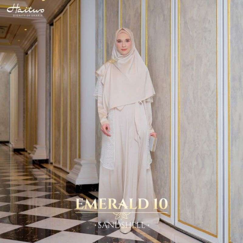 HAITWO Gamis Dewasa EMERALD 010 - Sandshell