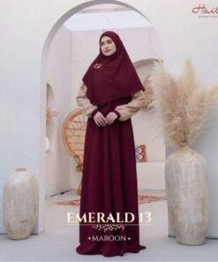 HAITWO Gamis Dewasa EMERALD 013 - Maroon
