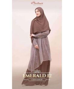 HAITWO Gamis Dewasa EMERALD 012 - Cinnamon